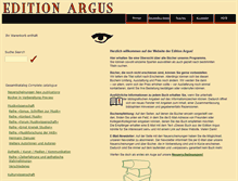 Tablet Screenshot of editionargus.de